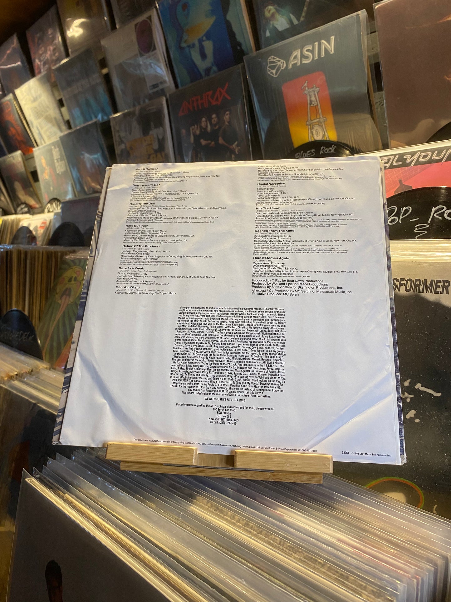 MC Serch - Return Of The Product / LP, Album (OG US 1992)