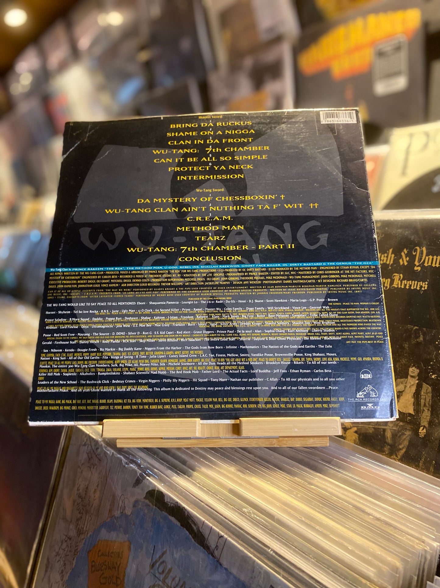 WU-TANG CLAN – ENTER THE 36...OG US 1993 VG/VG