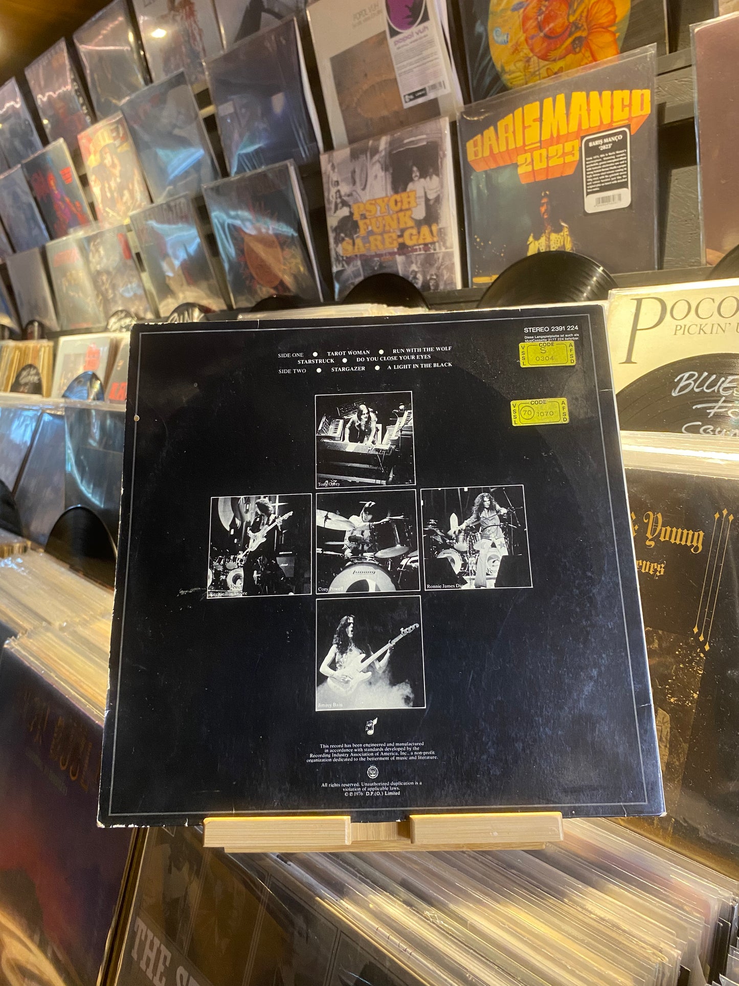 BLACKMORE'S RAINBOW – RISING / LP (OG AUS 1976)