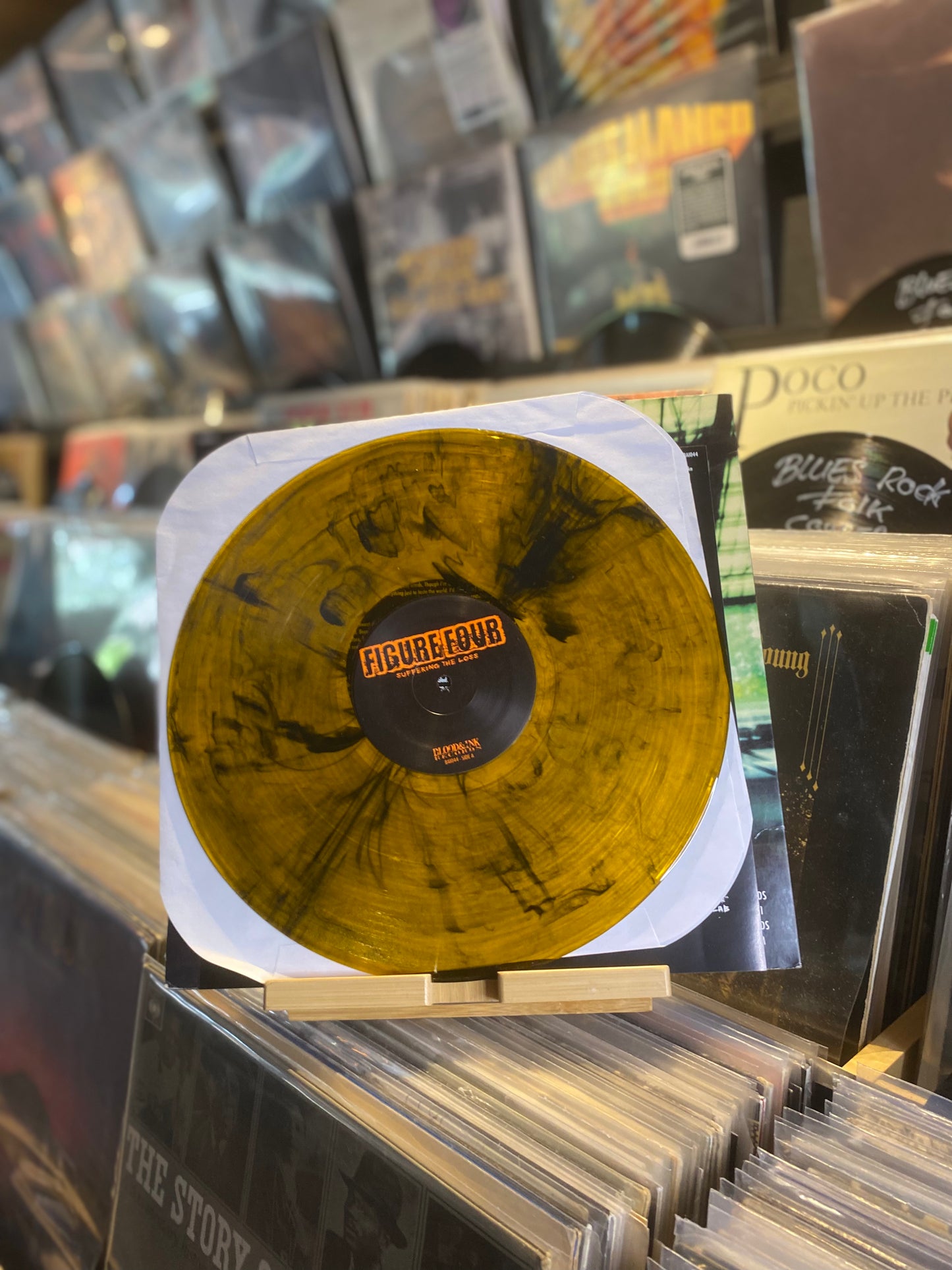FIGURE FOUR – SUFFERING THE LOSS /Limited Edition, Reissue, Clear Yellow/Black Mix (US 2011)