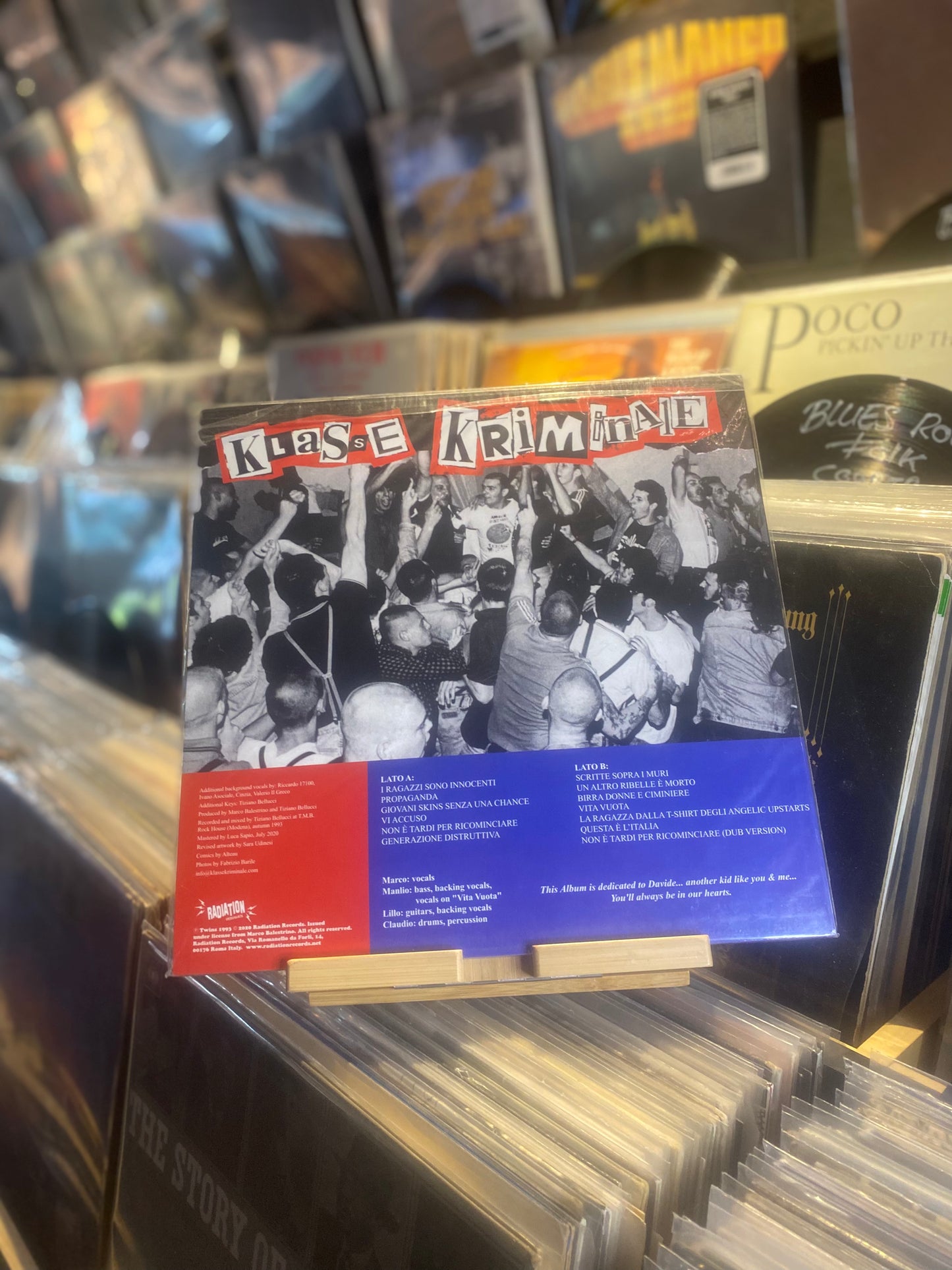 KLASSE KRIMINALE – I RAGAZZI SONO INNOCENTI / Limited Edition Numbered Red Blue Marbled (RE ITA 2021)