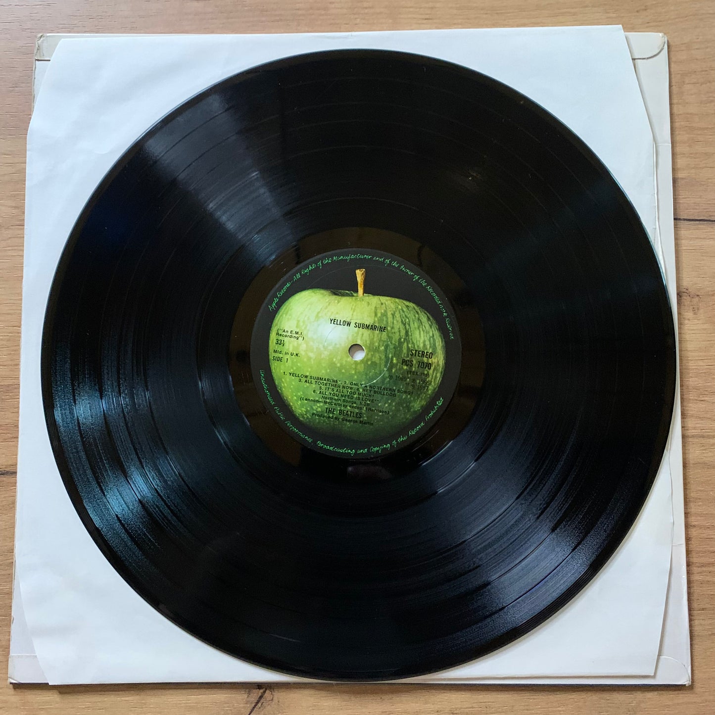 THE BEATLES – YELLOW SUBMARINE...OG UK 1969...VG/VG