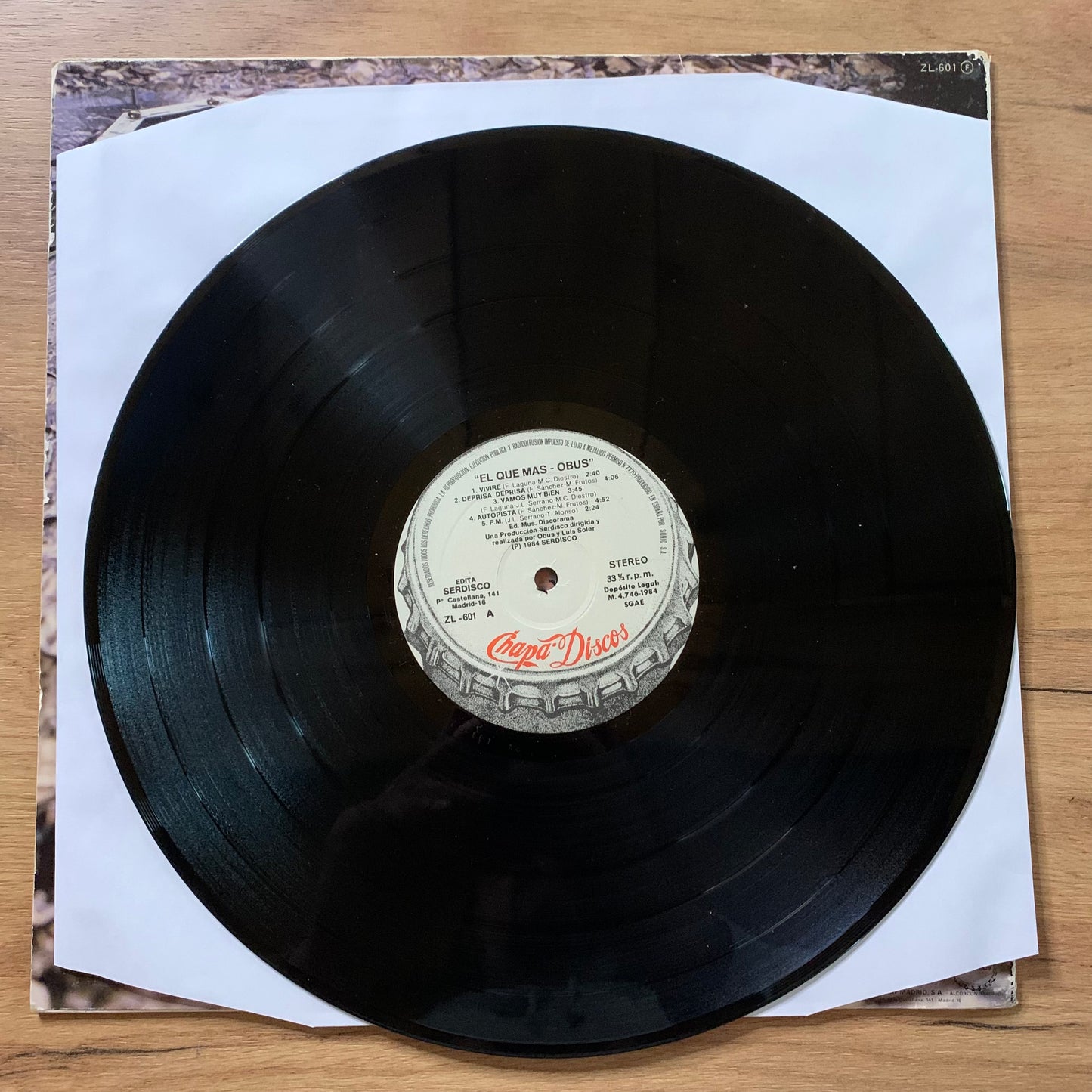 OBUS – EL QUE MÁS...OG ESP 1984...VG+/VG+