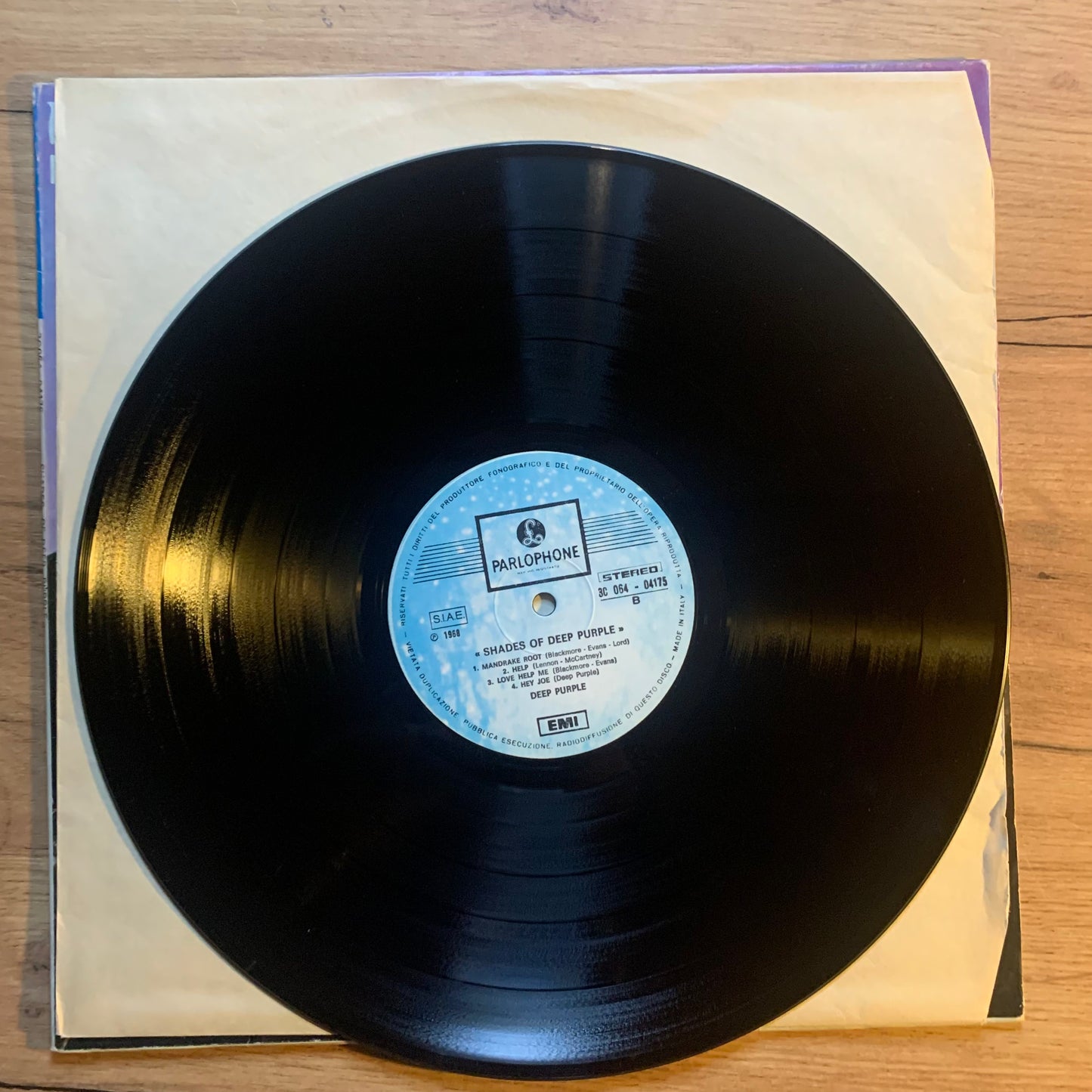 DEEP PURPLE – SHADES OF DEEP PURPLE...RE ITA...VG++/VG+
