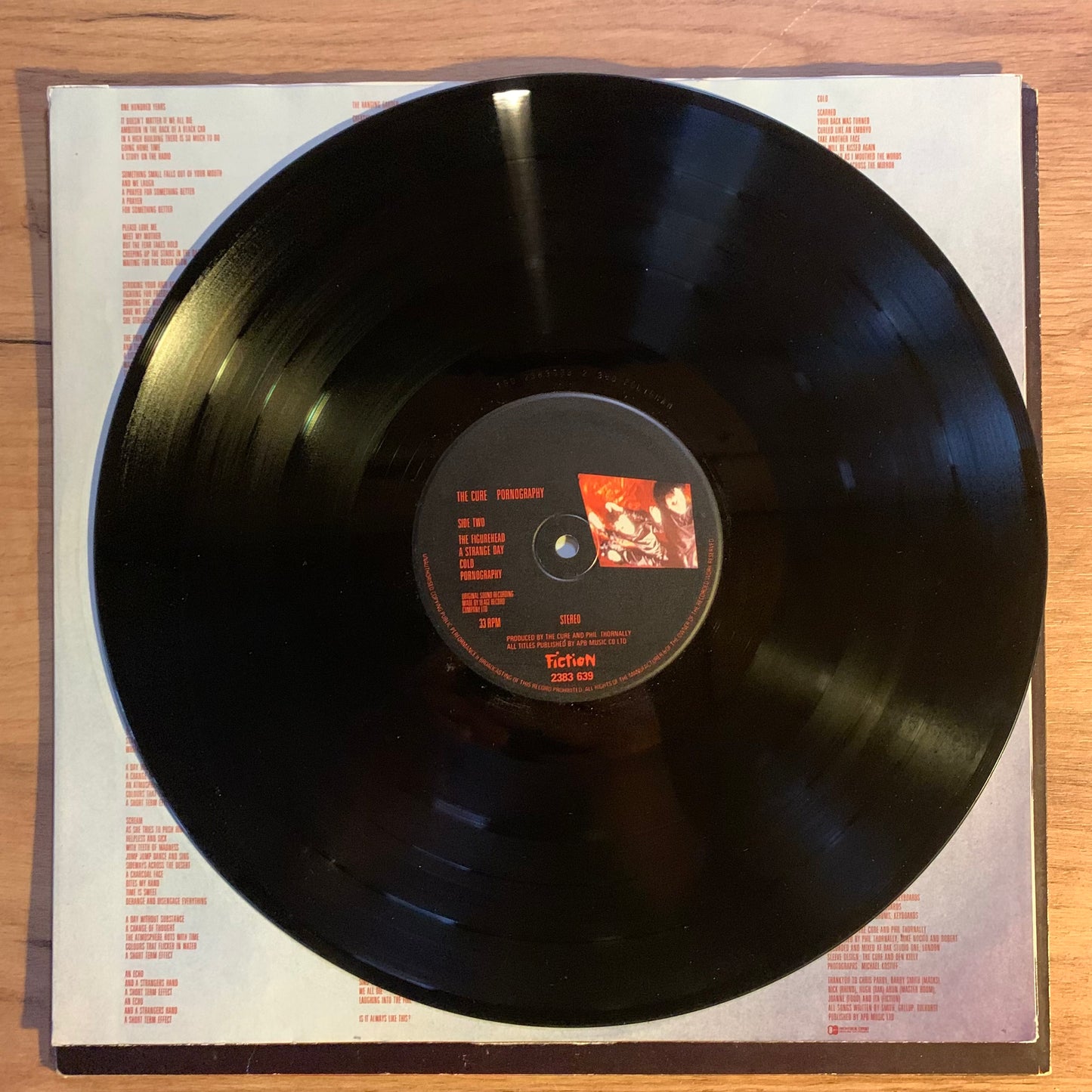 THE CURE - PORNOGRAPHY...OG FR 1982...VG/VG+