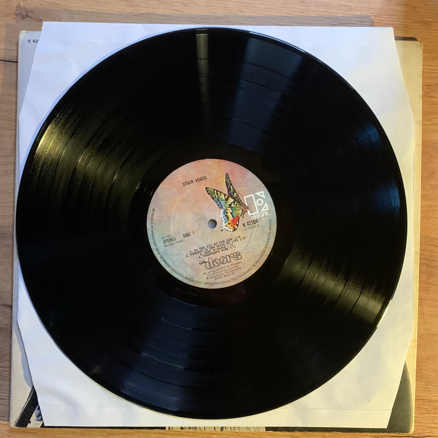 THE DOORS - OTHER VOICES...OG UK 1971...VG+/VG