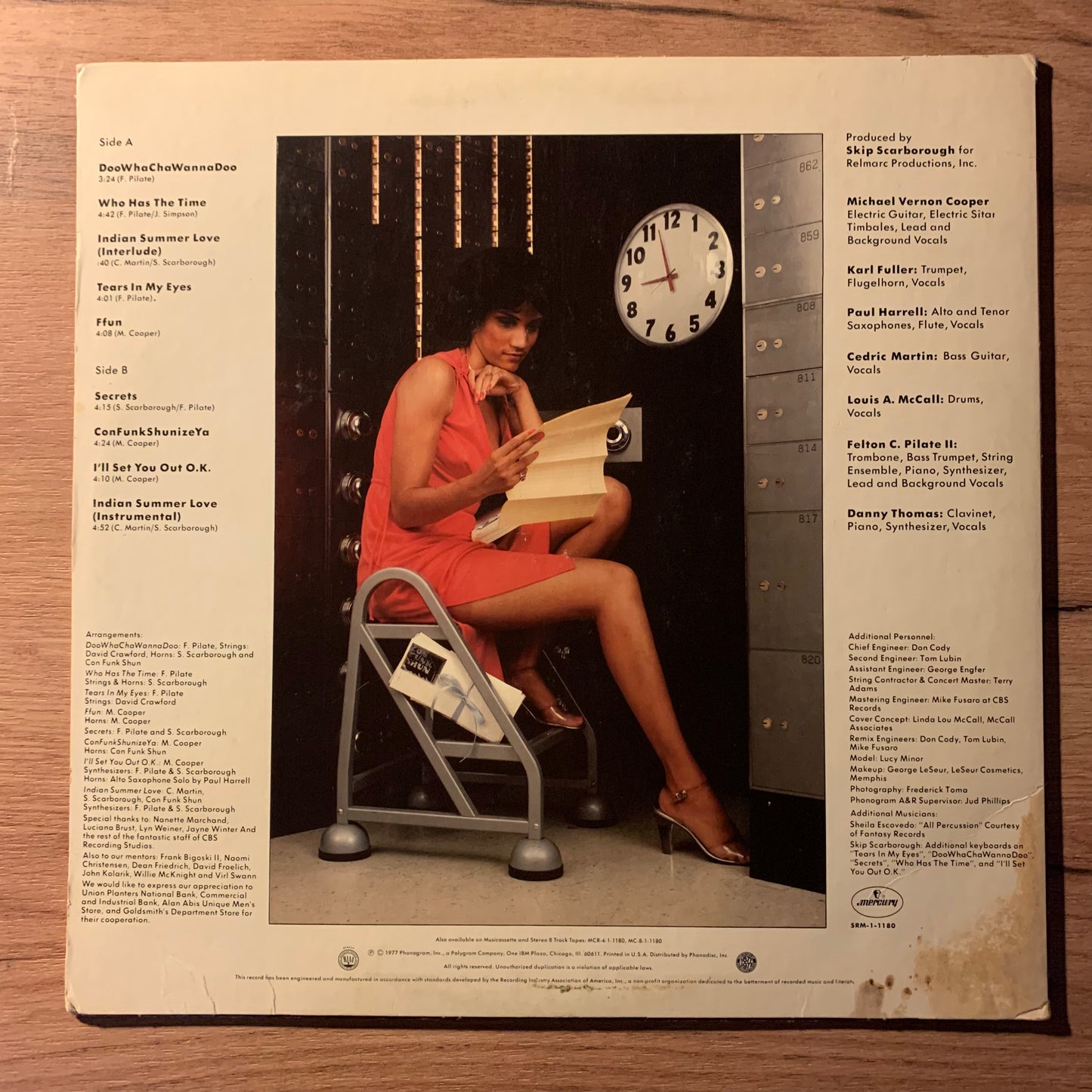 CON FUNK SHUN – SECRETS...OG US 1977...VG+/VG+