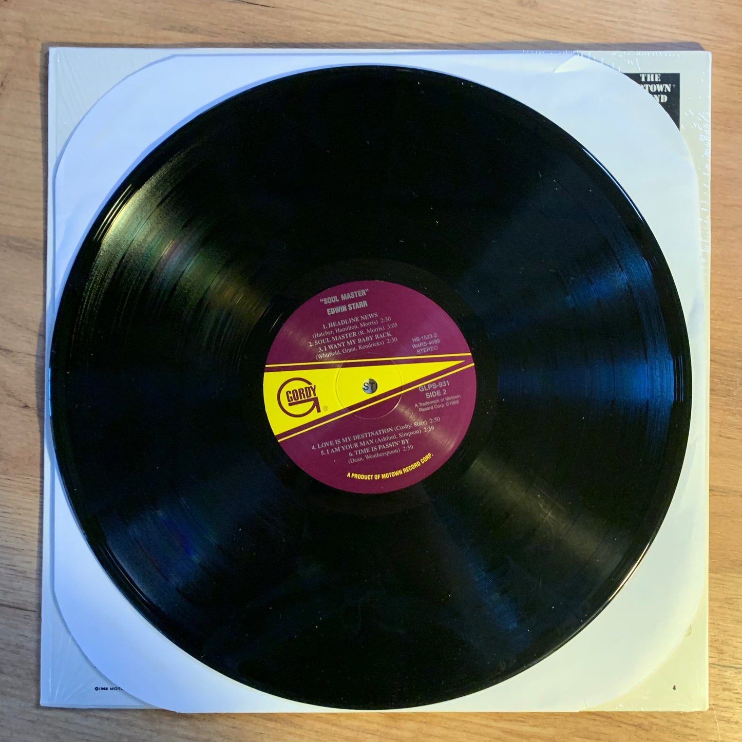 EDWIN STARR - SOUL MASTER...RE US...VG+/EX