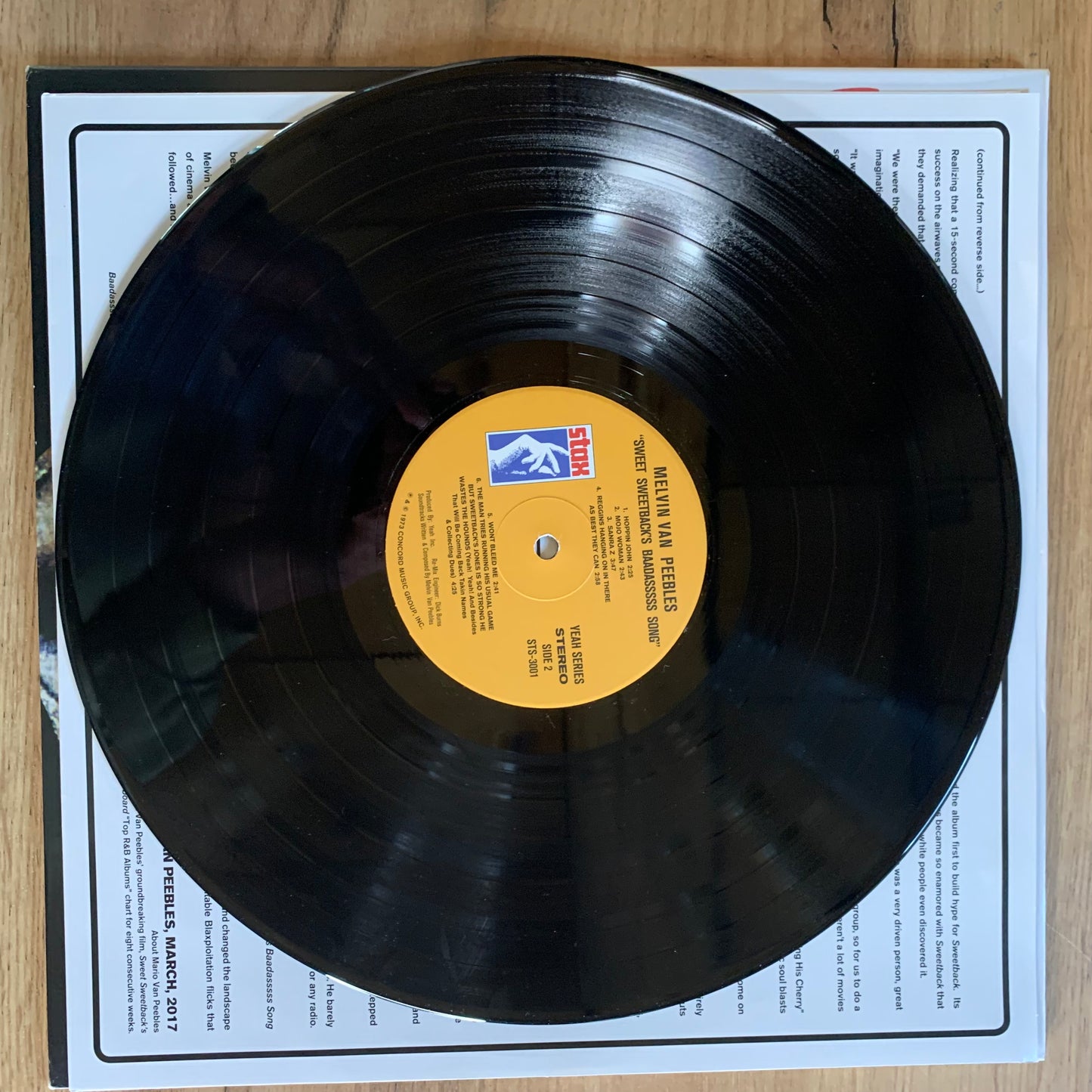 Sweet Sweetback's Baadasssss Song...RE US 2017...VG+/EX