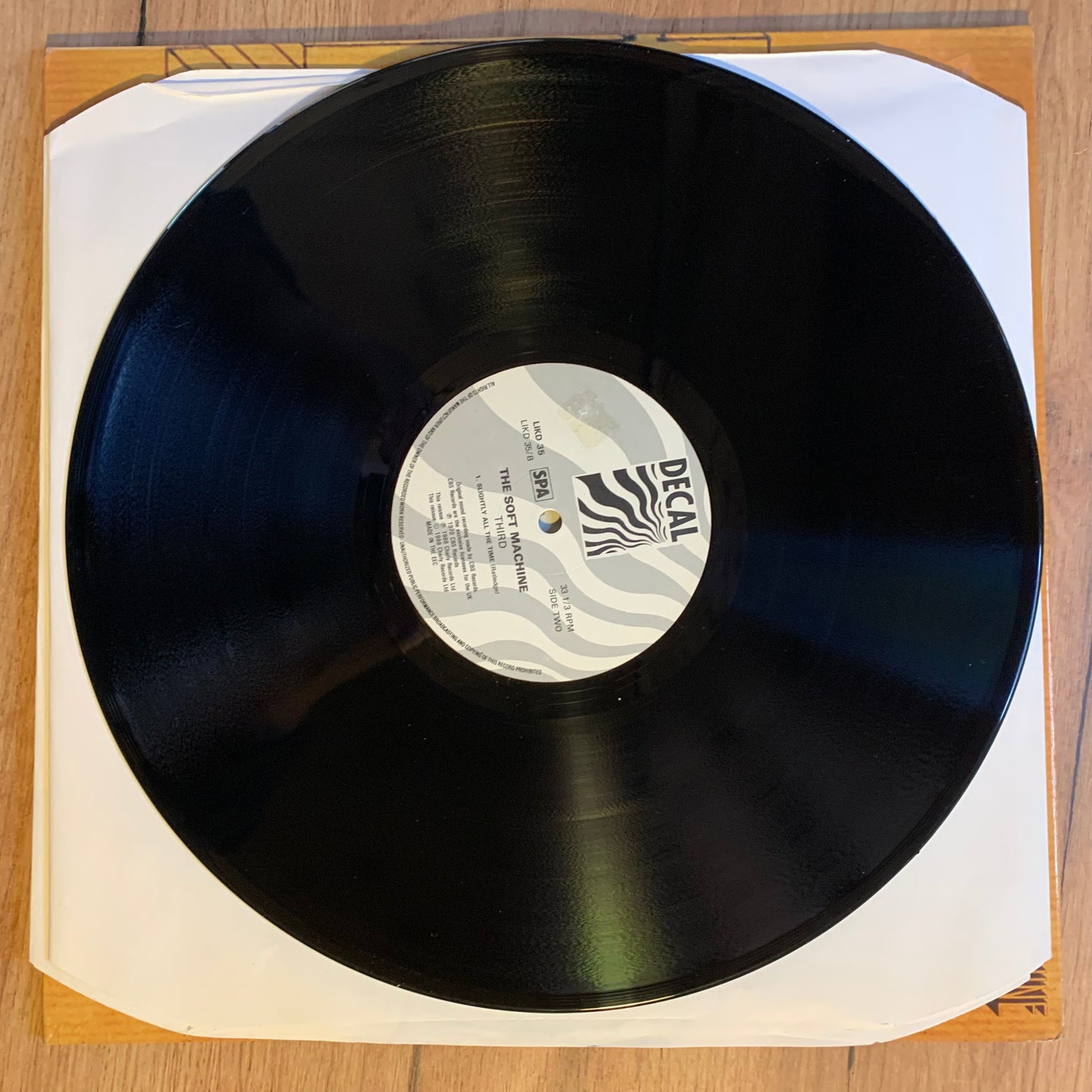 THE SOFT MACHINE - THE SOFT MACHINE...RE UK 1988...VG+/EX