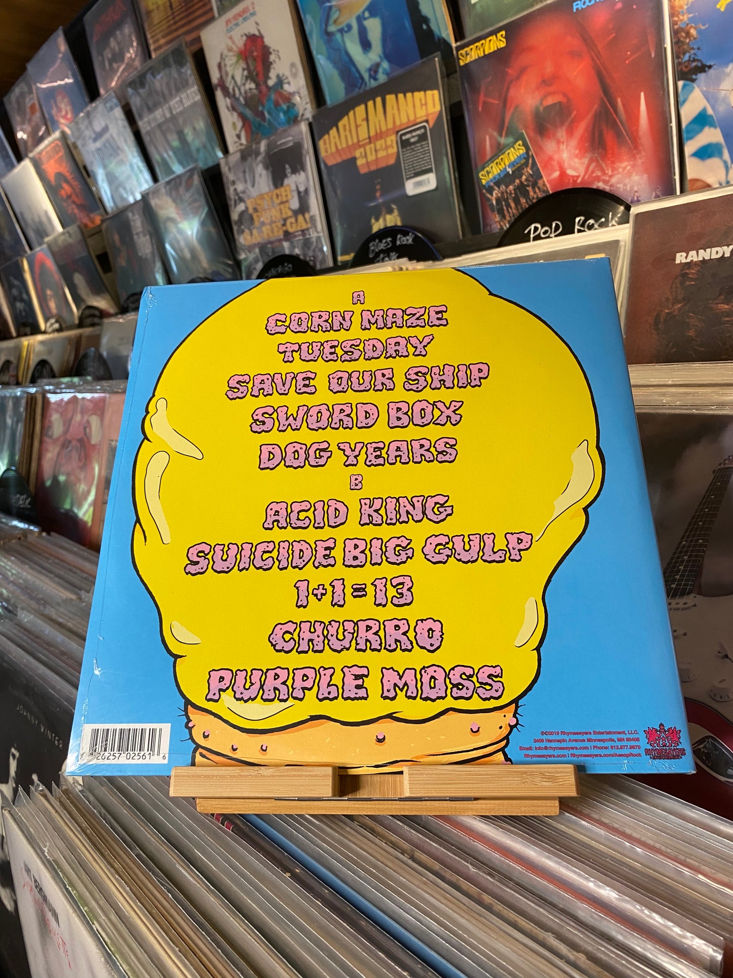 AESOP ROCK AND TOBACCO ARE MALIBU KEN - MALIBU KEN / Blu Vinyl Color (OG US 2019)