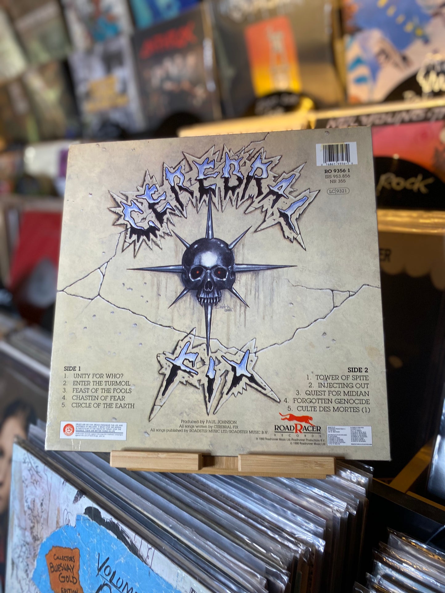 CEREBRAL FIX - TOWER OF SPITE...OG EU 1990...VG+/VG+