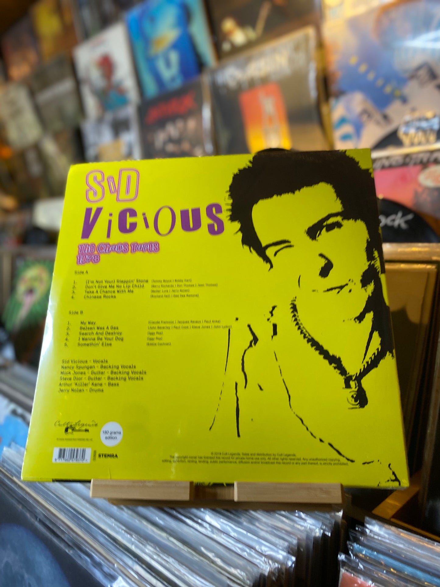 SID VICIOUS - THE CHAOS TAPES 1978...NED 2019...SEALED