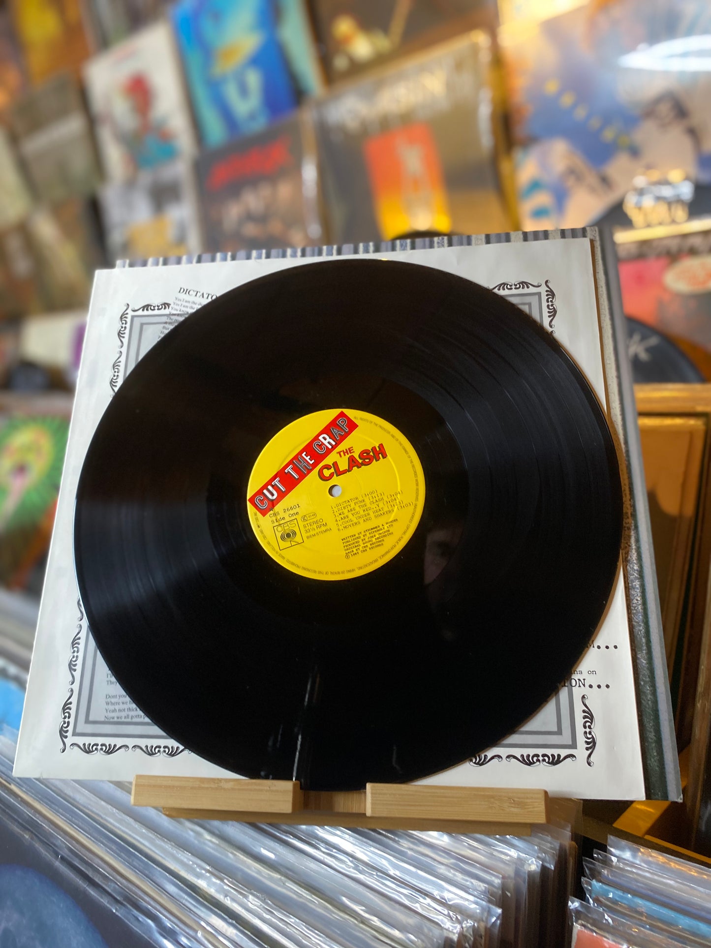 THE CLASH - CUT THE CRAP...OG UK 1985...EX/EX