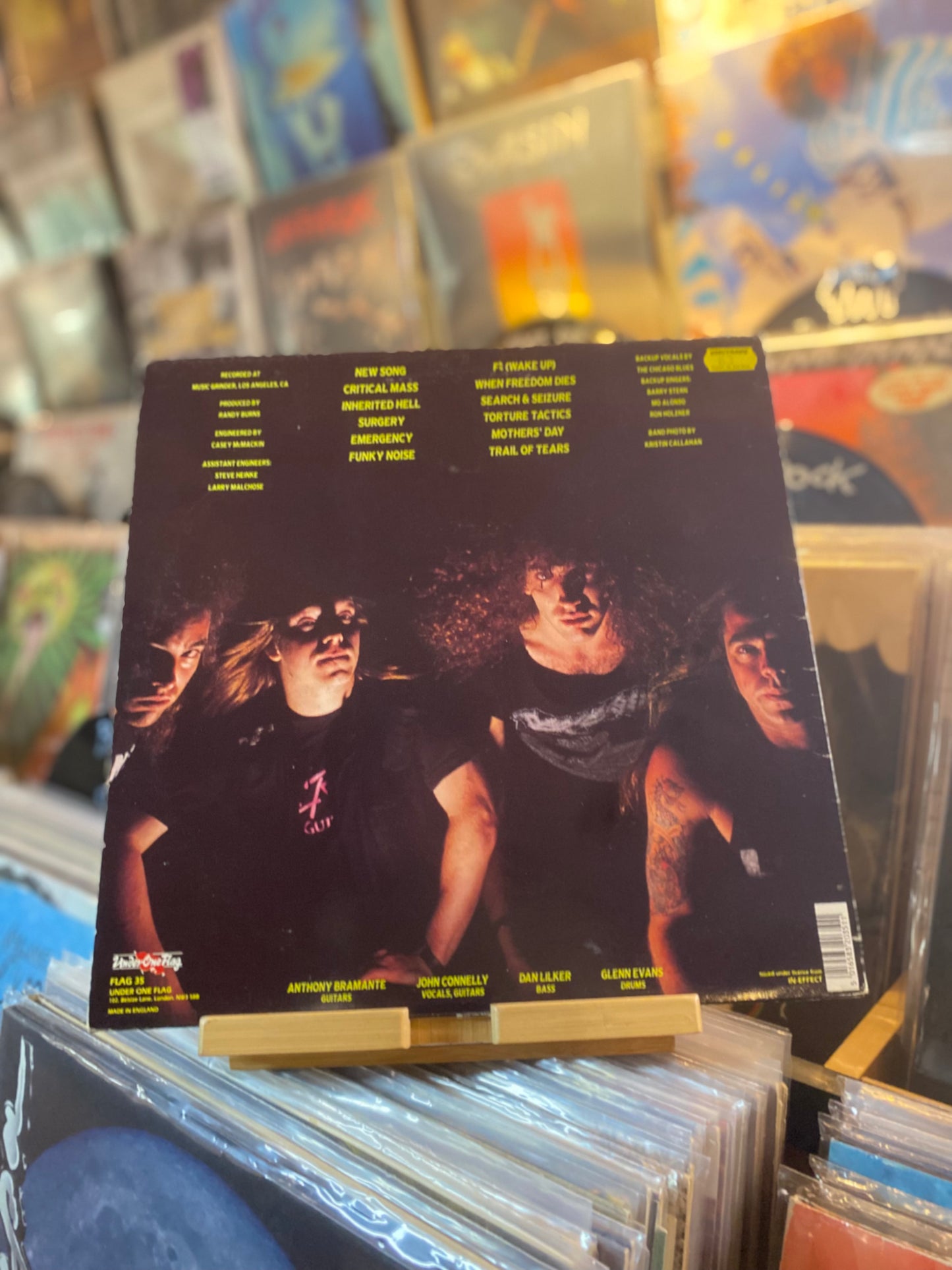 NUCLEAR ASSAULT - HANDLE WITH CARE...OG UK 1989...VG+/VG+