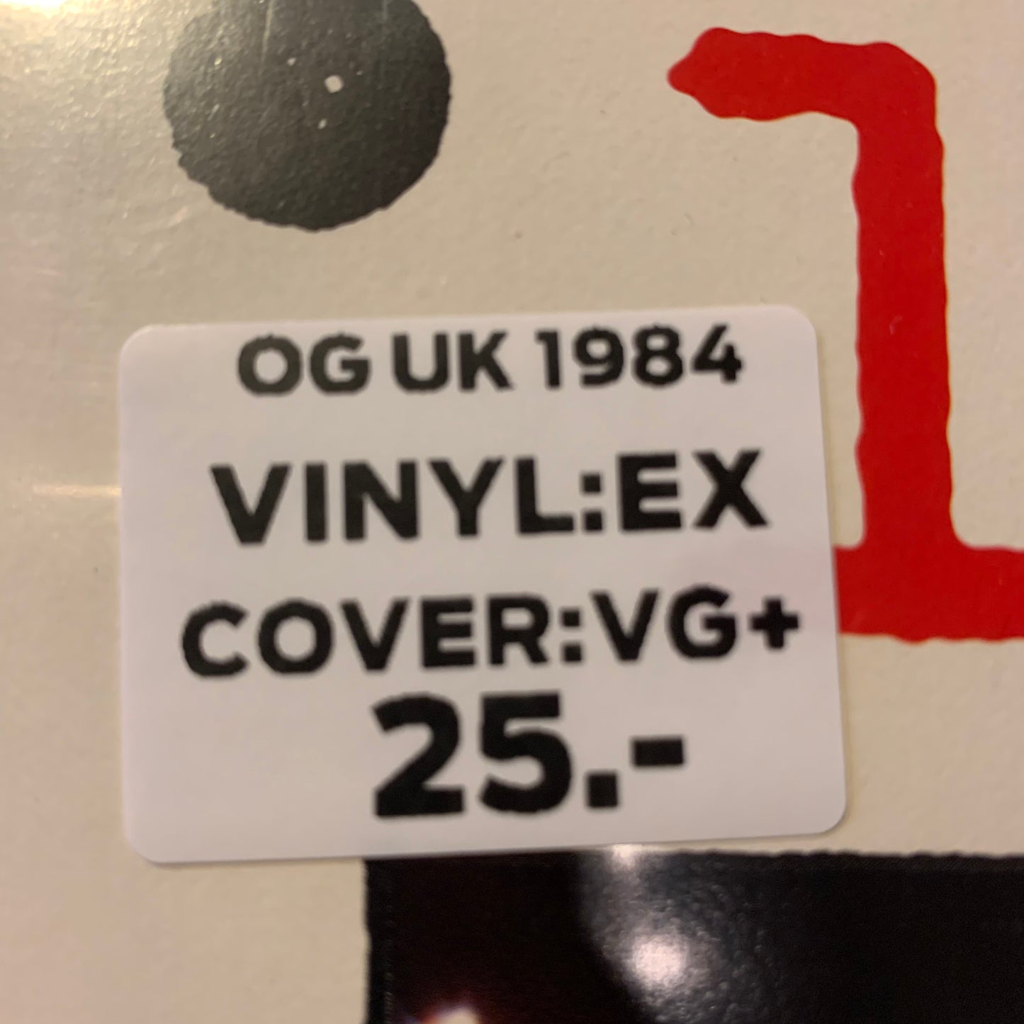 LOU REED - LIVE IN ITALY...OG UK 1984...EX/VG+