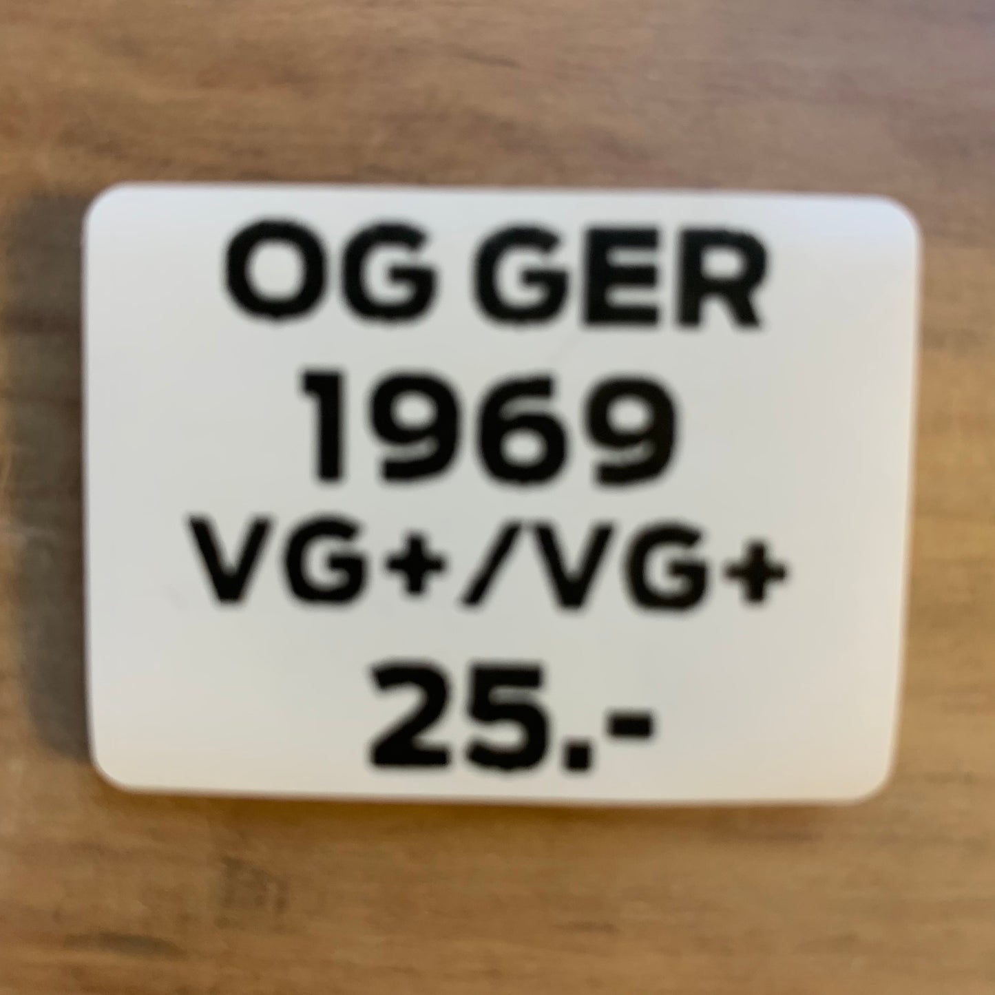 RAVEN - RAVEN...OG GER 1969...VG+/VG+