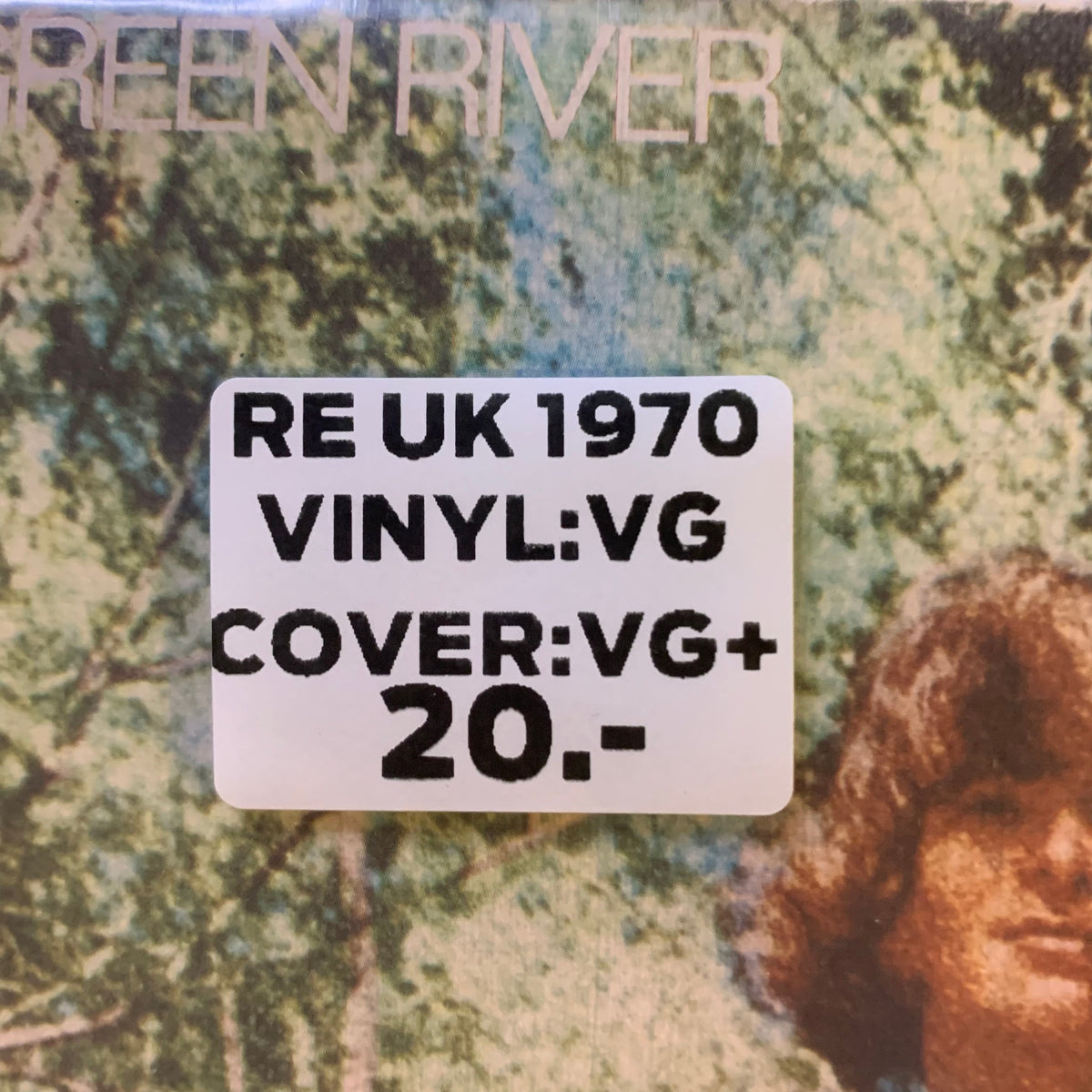 Creedence Clearwater Revival Green River : étiquette état et prix