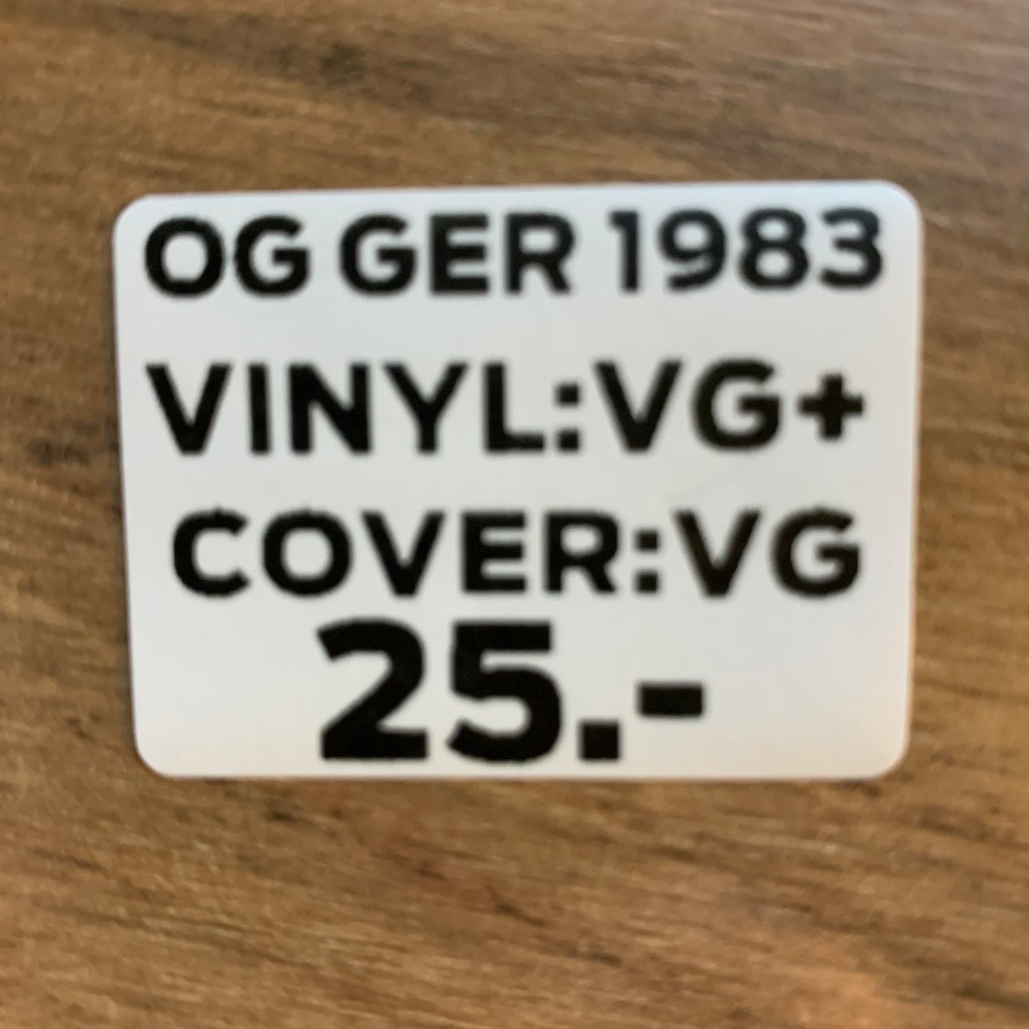 DEPECHE MODE - CONSTRUCTION TIME AGAIN...OG GER 1983...VG+/VG