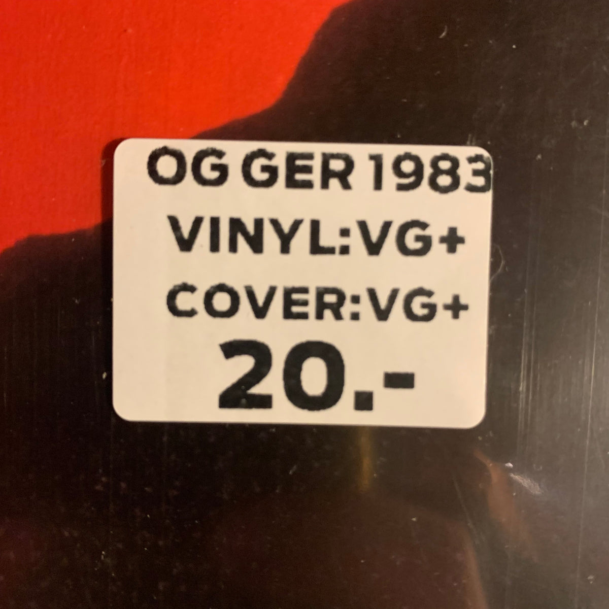 Étiquette état : OG GER 1983, VG+/VG+, 20 CHF
