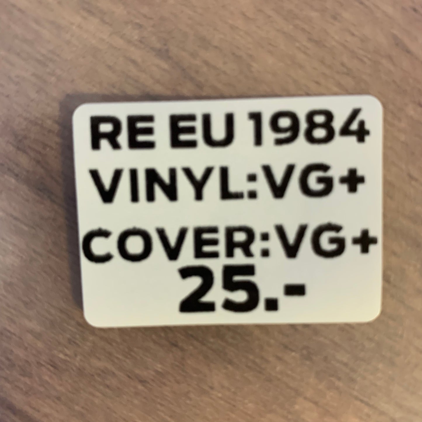 SIMPLE MINDS - SELFLUMINOUS...RE EU 1984...VG+/VG+