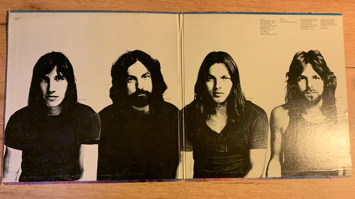 Pink Floyd - Meddle, intérieur de la pochette ouvrante