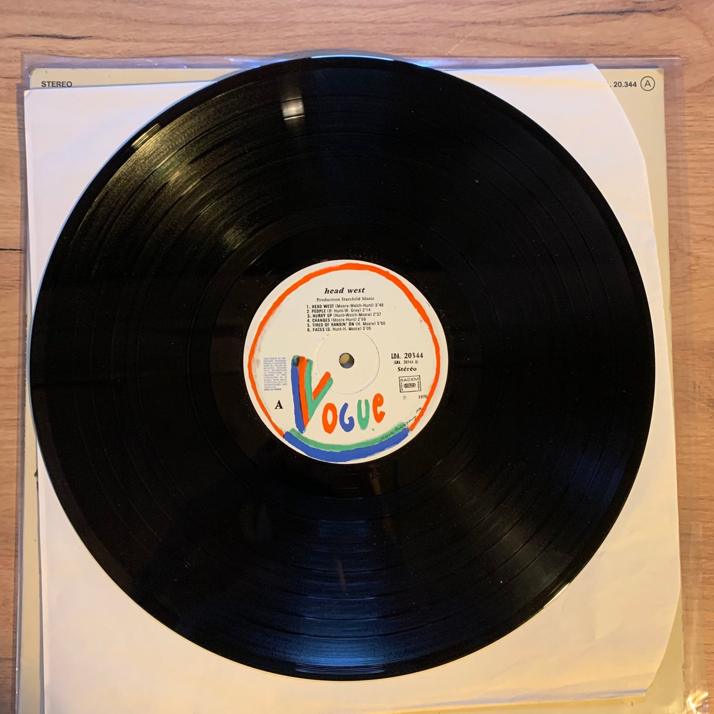 BOB WELCH WITH HEAD WEST...OG FR... VG++/VG+