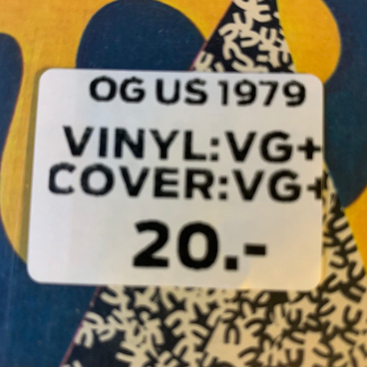 Jorma Kaukonen Jorma étiquette OG US 1979 VG+ VG+