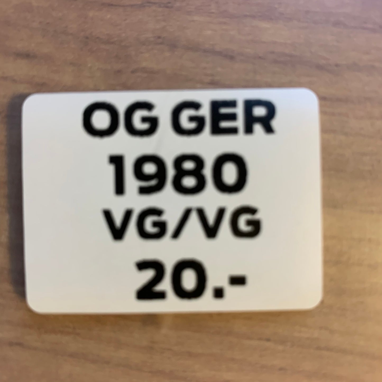 JANE - JANE...OG GER 1980...VG/VG