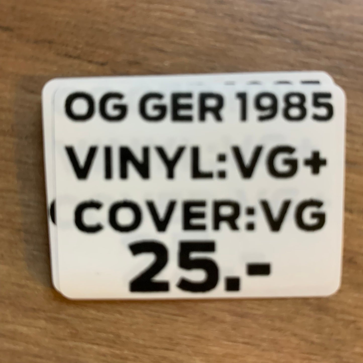 DEPECHE MODE - SOME GREAT REWARD...OG GER 1984...VG+/VG