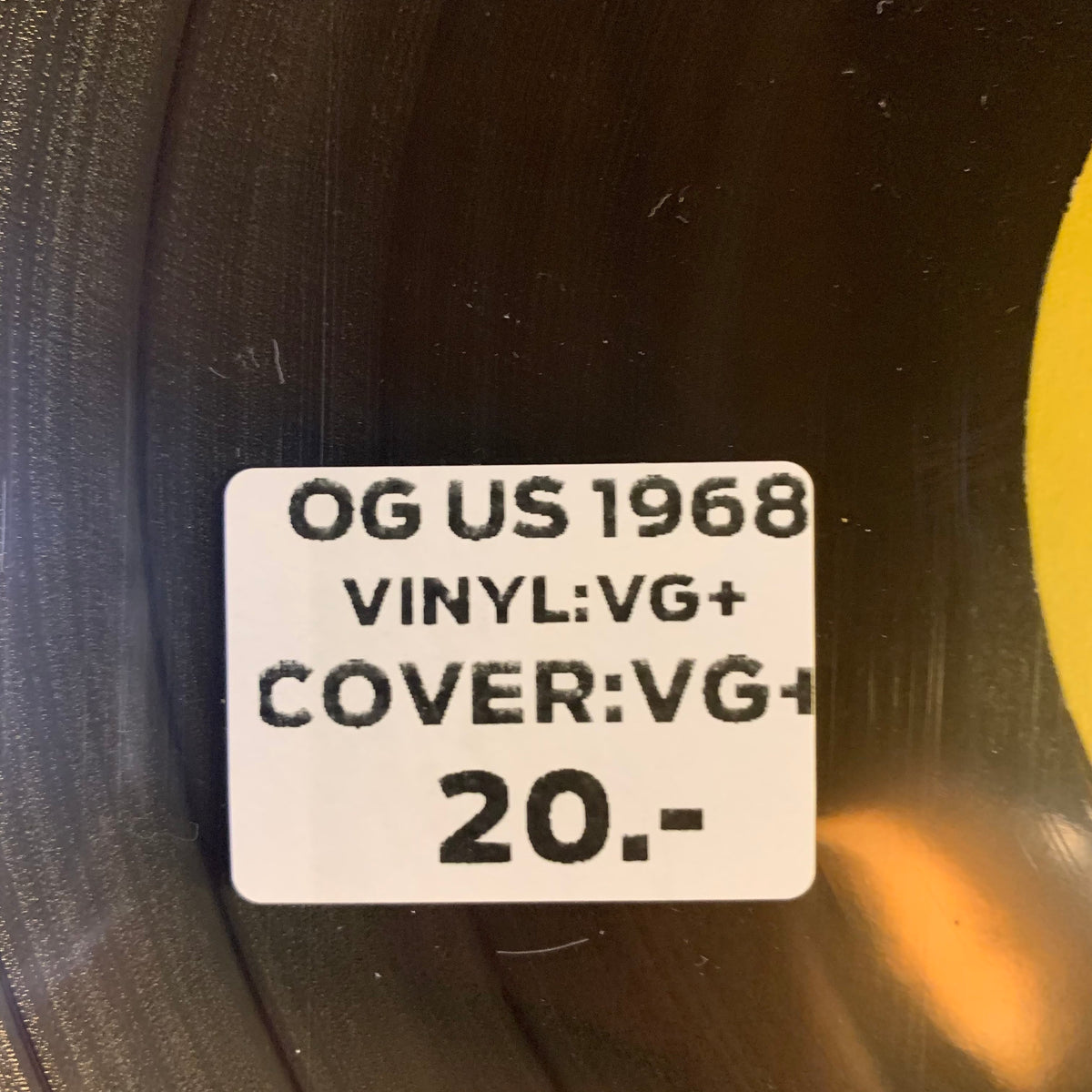 The Butterfield Blues Band étiquette OG US 1968 VG+ VG+