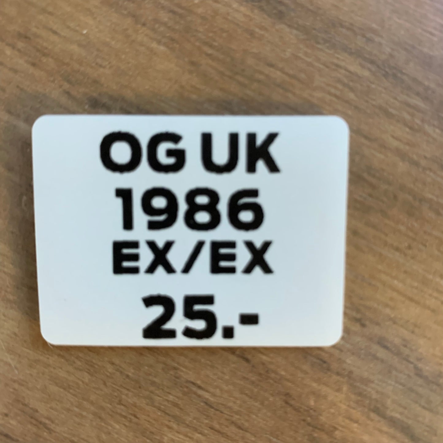 THE VERY BEST OF BRITISH PUNK...OG UK 1986...EX/EX