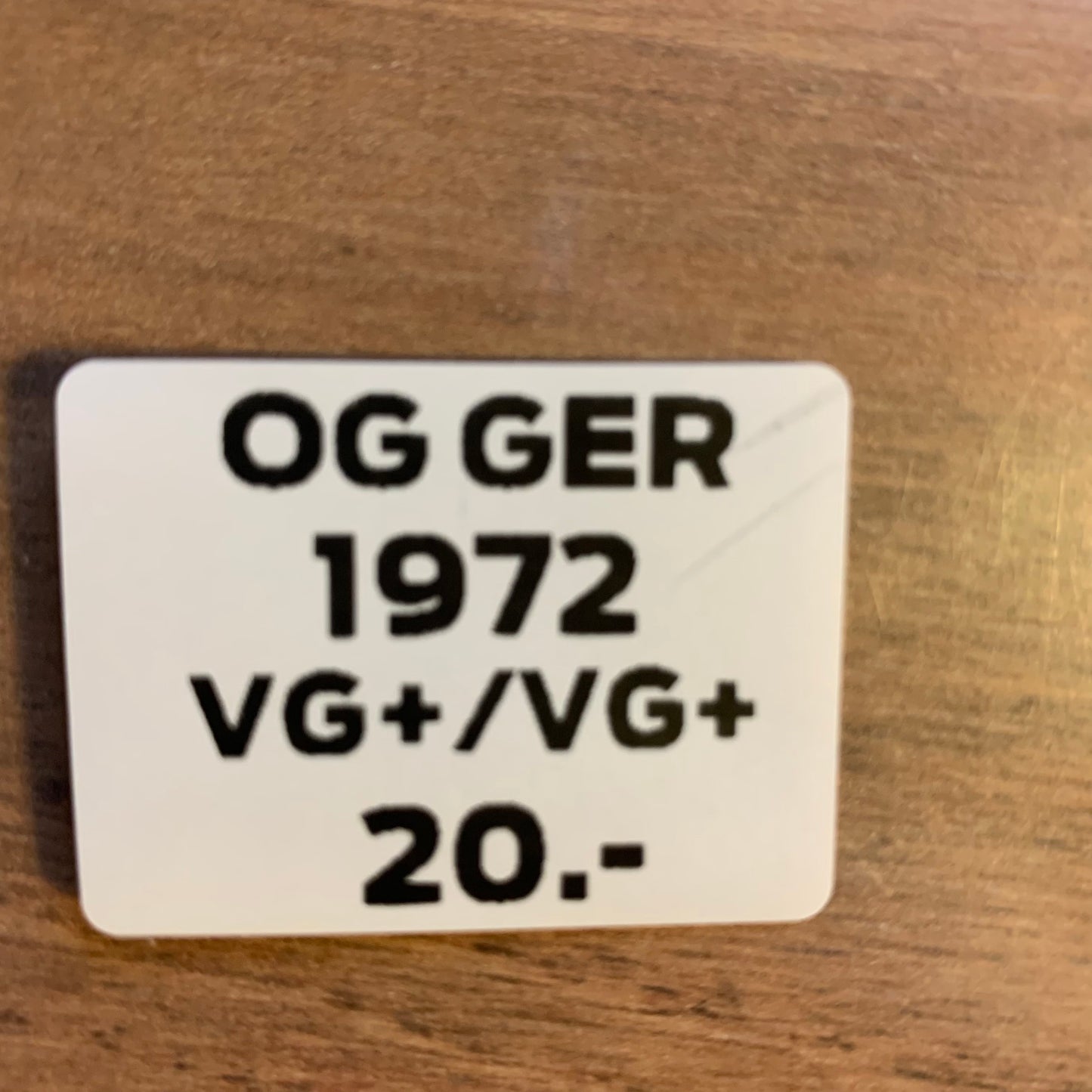 FOCUS - FOCUS 3...OG GER 1972...VG+/VG+