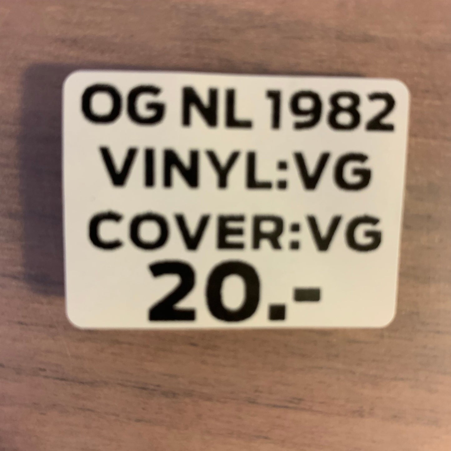 TALKING HEADS – THE NAME OF THIS BAND IS TALKING HEADS...OG NL 1982...VG/VG