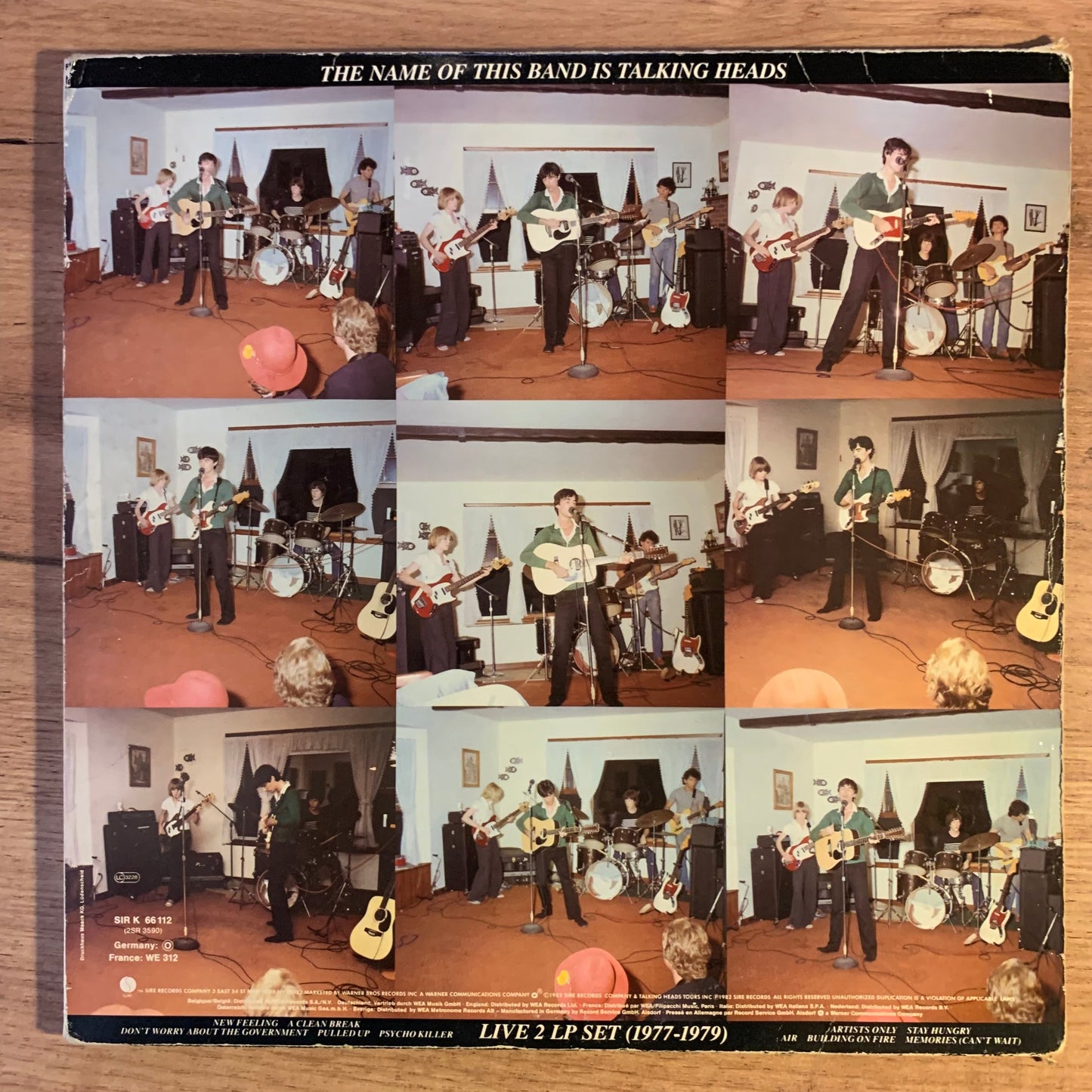TALKING HEADS – THE NAME OF THIS BAND IS TALKING HEADS...OG NL 1982...VG/VG