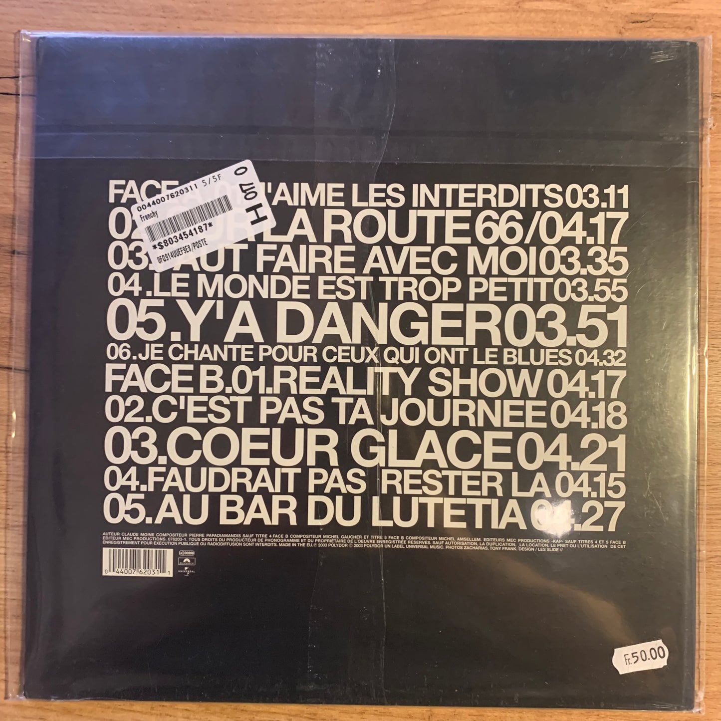 EDDY MITCHELL - FRENCHY...OG FR 2003...SEALED
