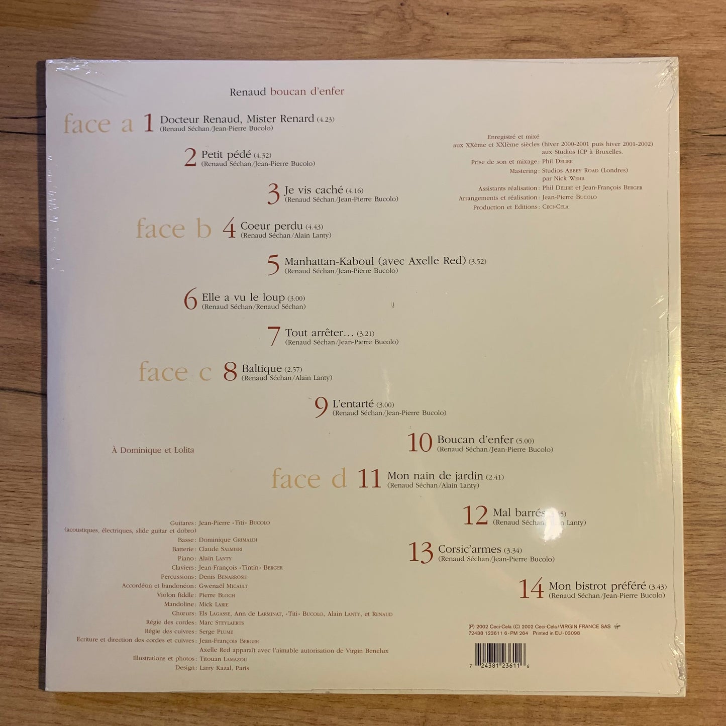 RENAUD - BOUCAN D'ENFER...OG FR 2002...SEALED