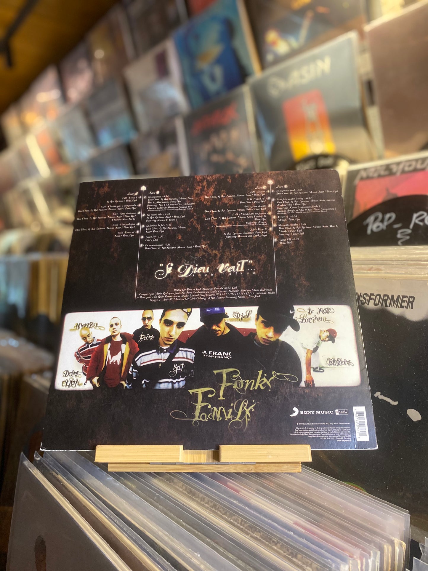 FONKY FAMILY - "SI DIEU VEUT"...INCH ALLAH /DLP VINYL COLOR RED (FR 2017)