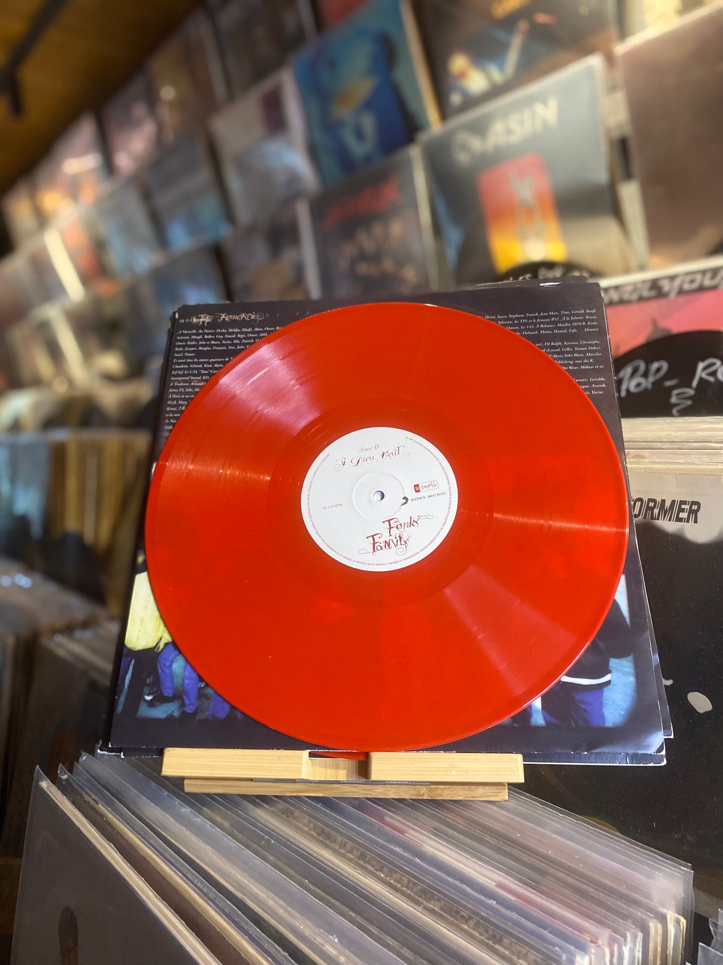 FONKY FAMILY - "SI DIEU VEUT"...INCH ALLAH /DLP VINYL COLOR RED (FR 2017)