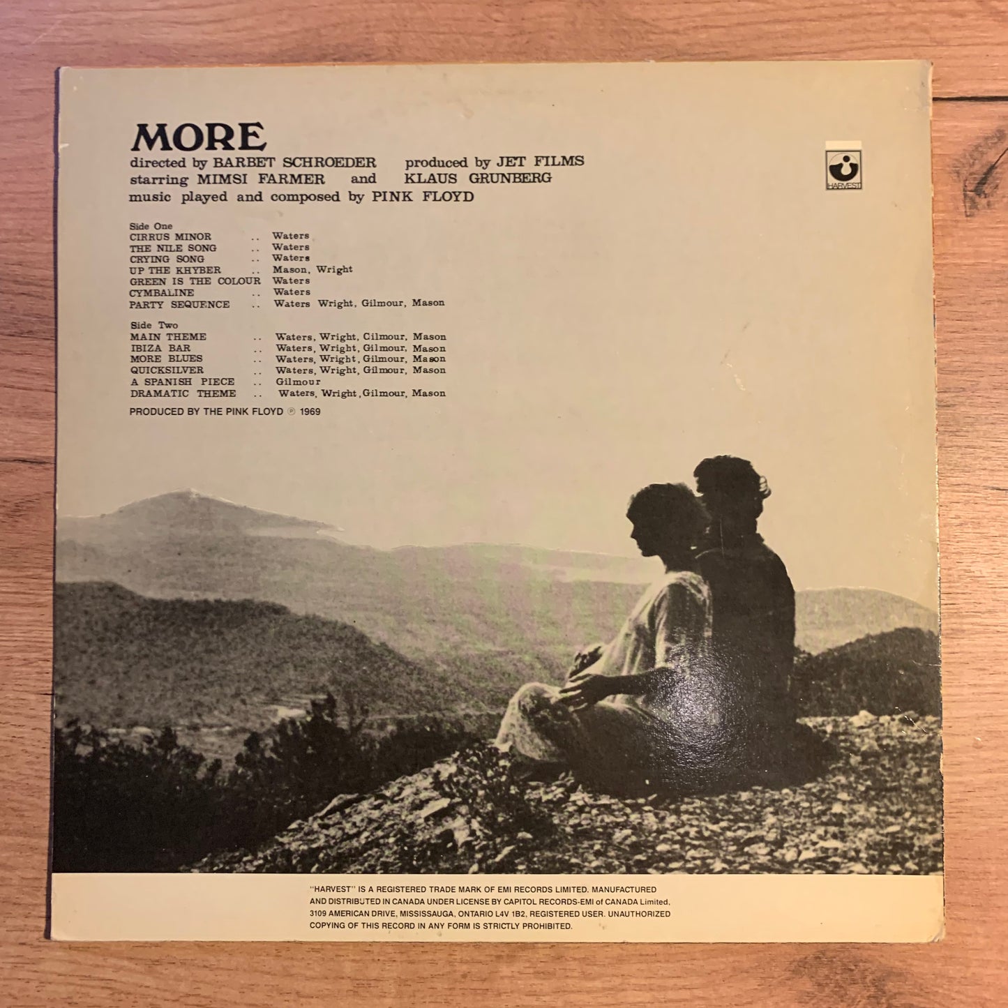 PINK FLOYD - MORE...RE CA...VG+/VG+