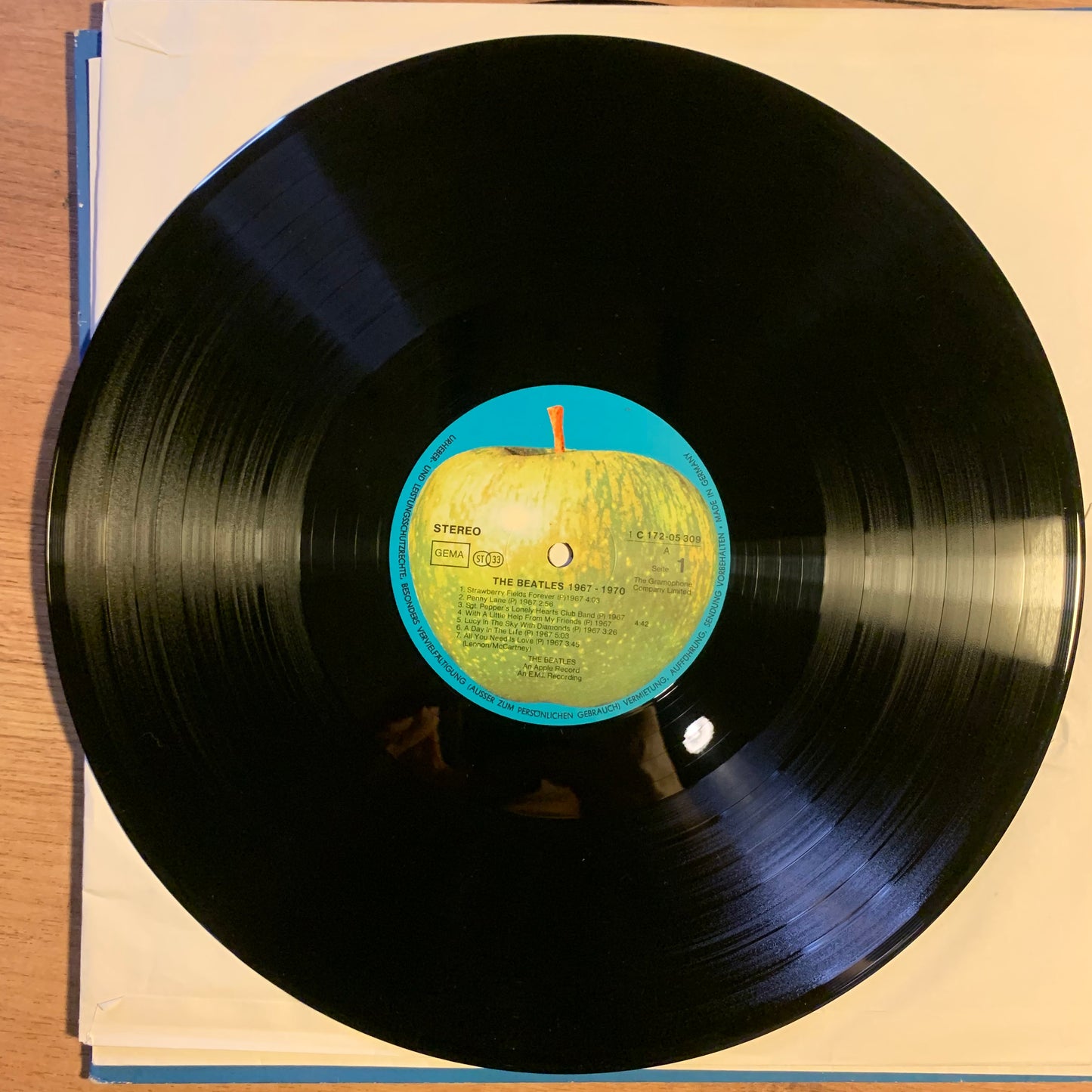 THE BEATLES - 1967-1970...RE GER 1978...EX/EX