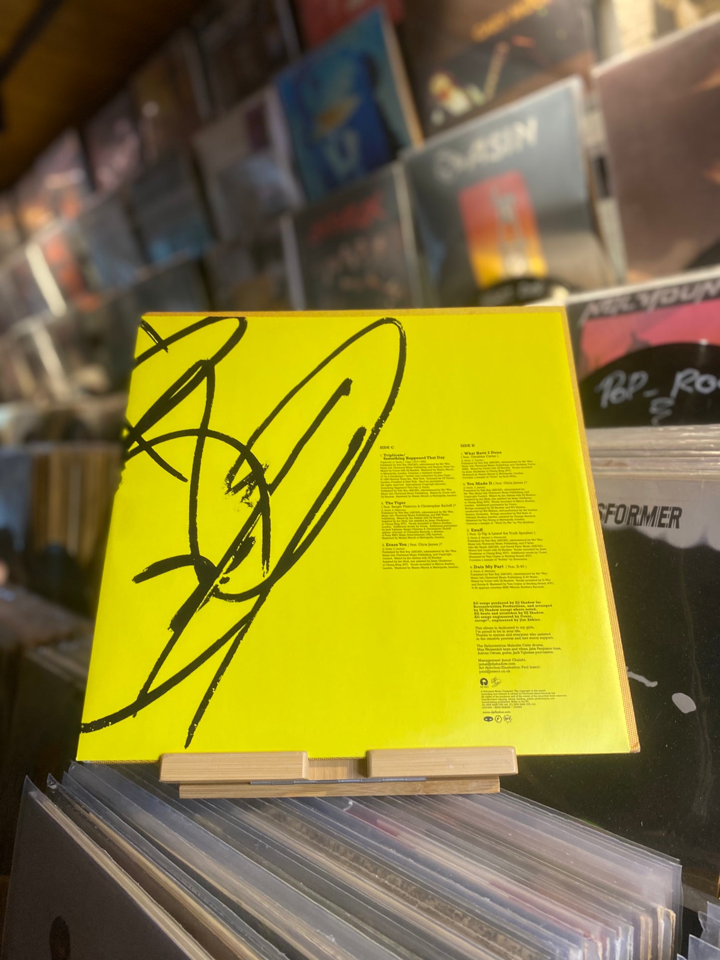 DJ SHADOW - THE OUTSIDER / DLP, (EU 2006)