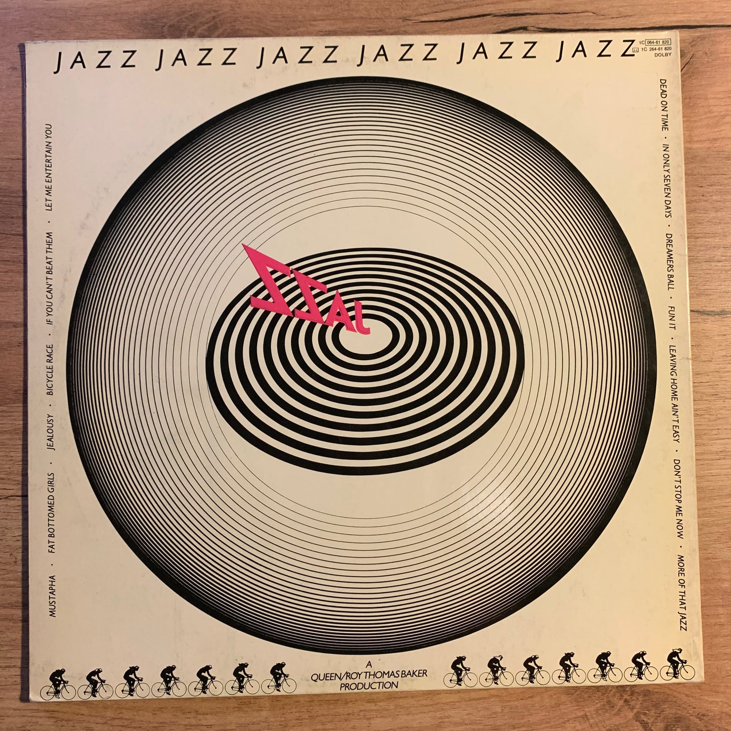QUEEN - JAZZ...OG GER 1978...VG++/VG+