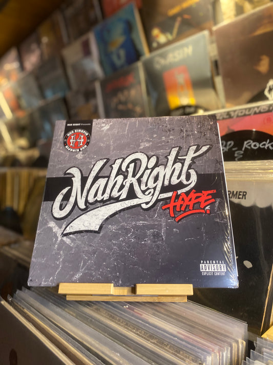 HUS - NAH RIGHT HYPE / DLP LIMITED BLUE VINYL COLOR (BEL 2019)