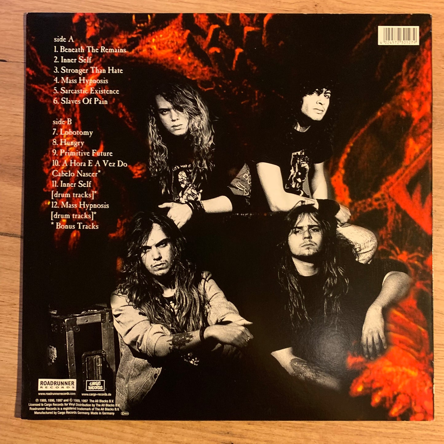 SEPULTURA - BENEATH THE REMAINS...RE GER 2007...EX/VG+