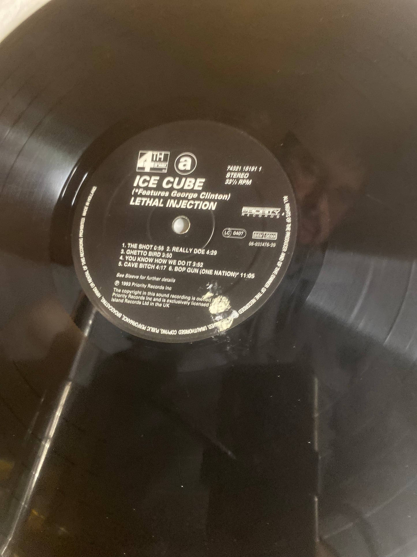 ICE CUBE – LETHAL INJECTION / LP (OG EU 1993)