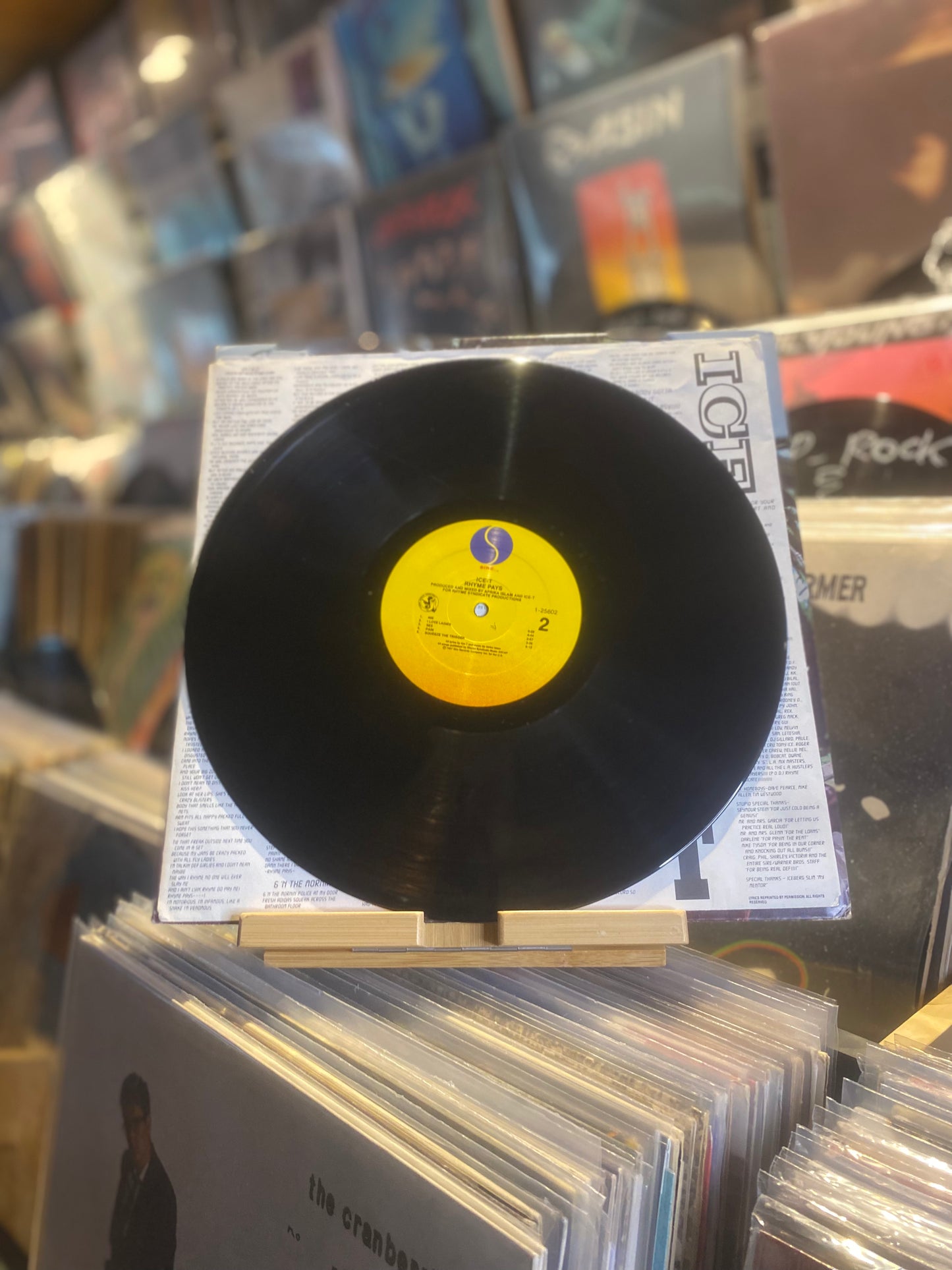 Ice-T – Rhyme Pays / LP (OG US 1987 PROMO)