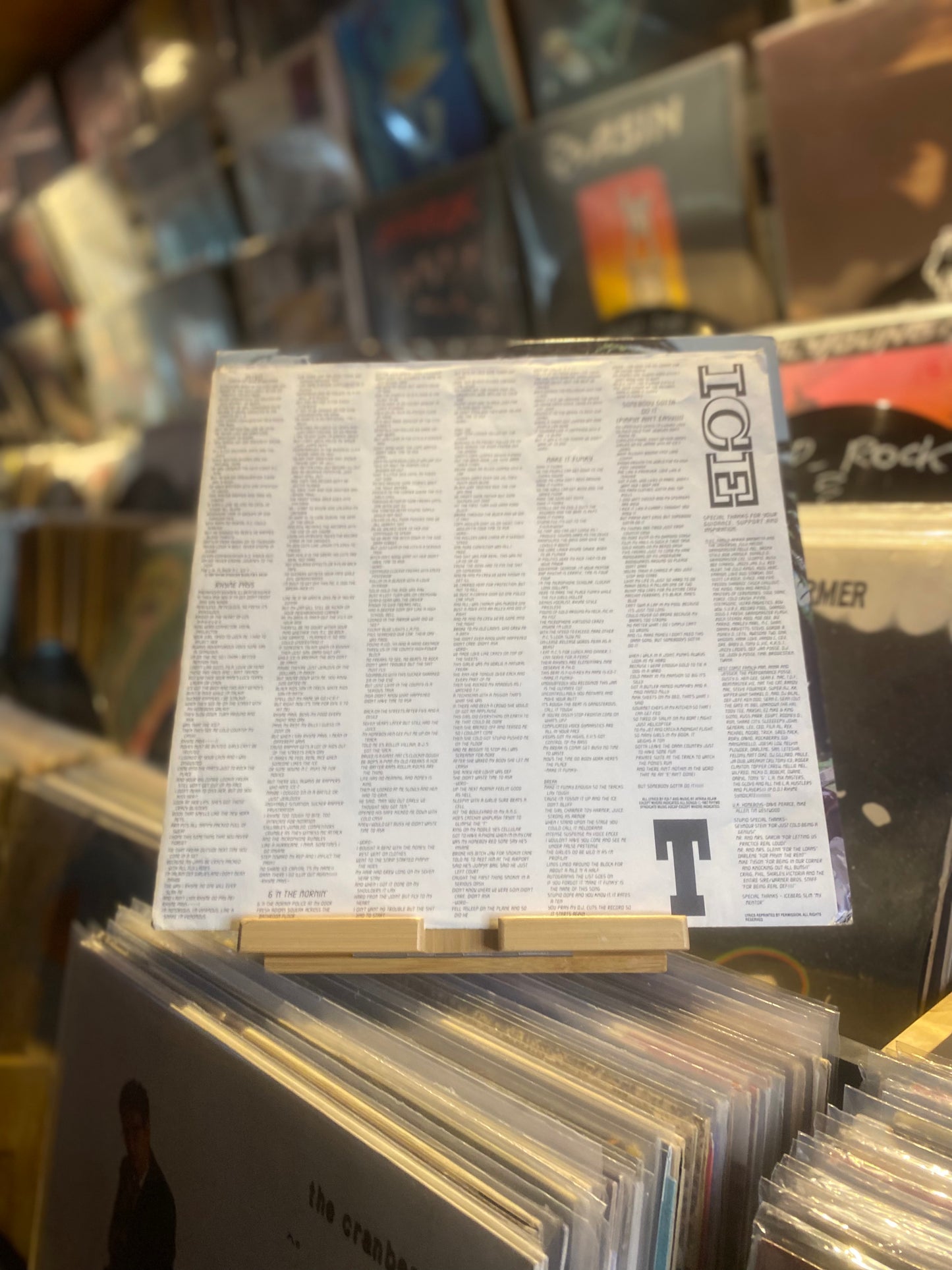 Ice-T – Rhyme Pays / LP (OG US 1987 PROMO)