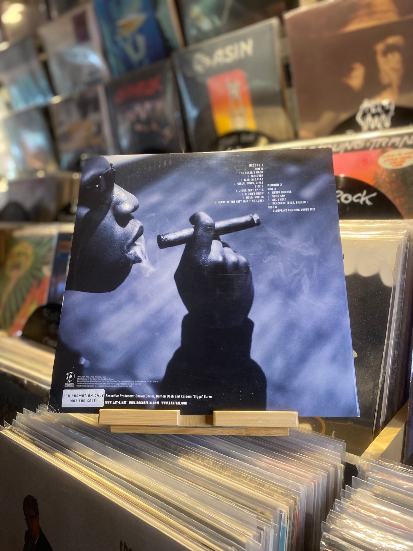 JAY-Z – THE BLUEPRINT / Gatefold Limited Edition Blue Vinyl Color (US 2001 )