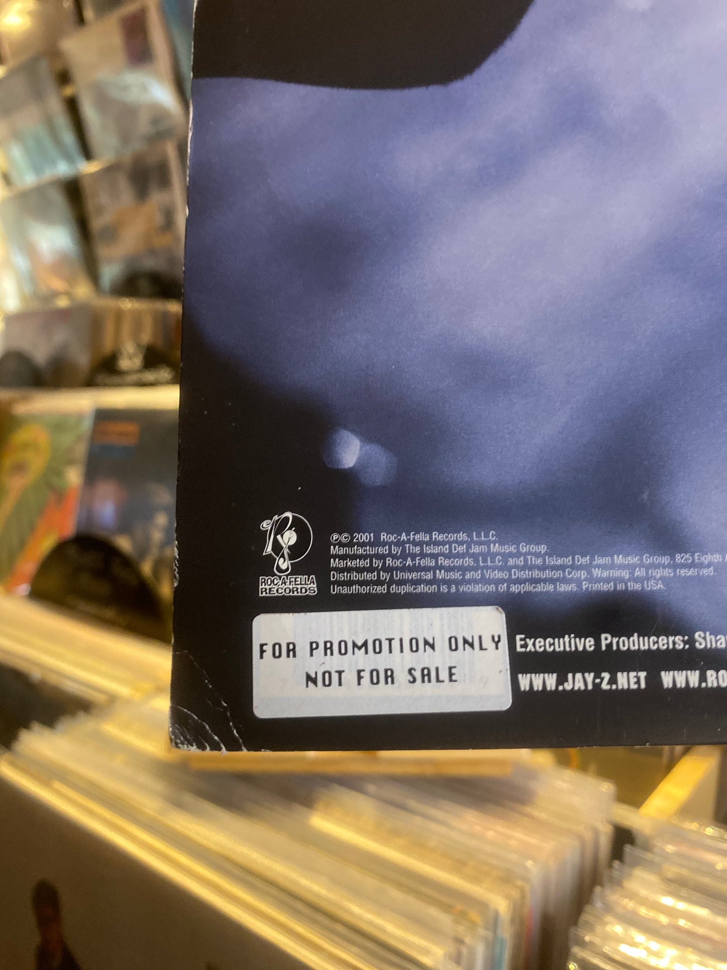 JAY-Z – THE BLUEPRINT / Gatefold Limited Edition Blue Vinyl Color (US 2001 )